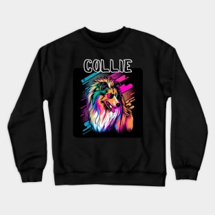 Graffiti Style - Cool Collie 2 Crewneck Sweatshirt